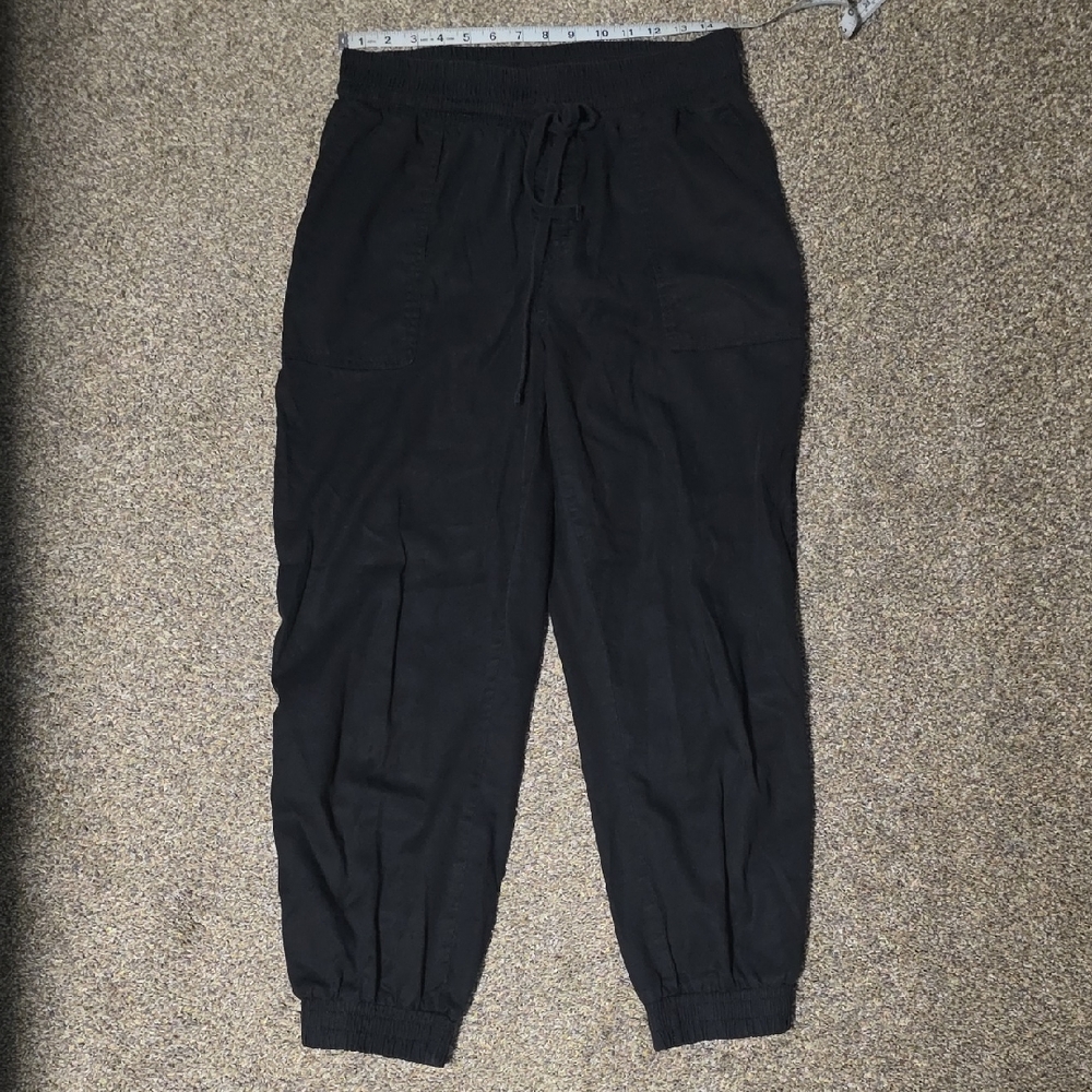 a new day Black Elastic-Waist Pants